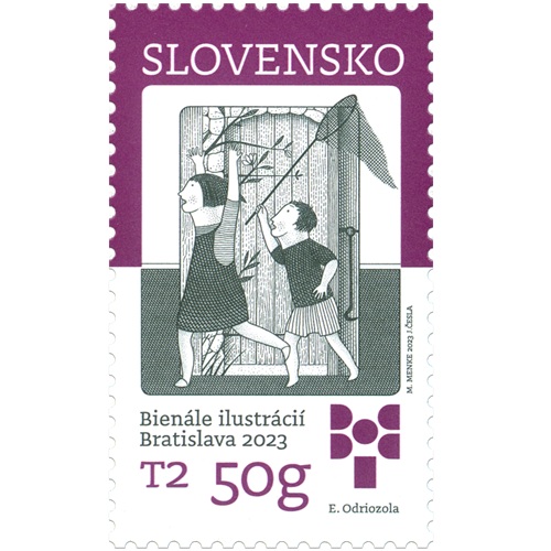 Známka 2023 Slovensko čistá, Bienále ilustrácií Bratislava 2023 (799)