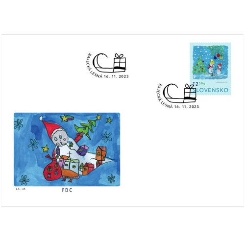 FDC 2023 Slovensko, Vianočná pošta 2023 (FDC 807)
