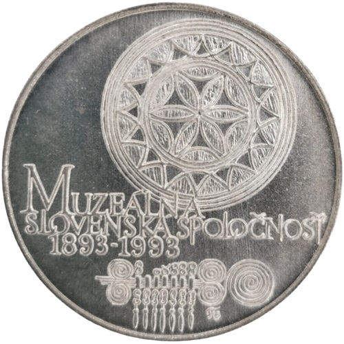 100 Korún 1993 Československo BK, Muzeálna spoločnosť