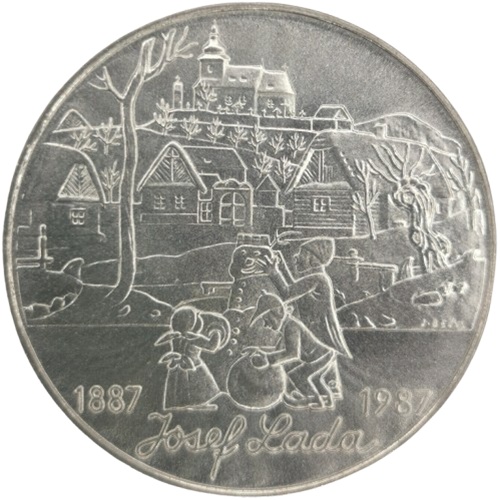 500 Korún 1987 Československo BK, Jozef Lada