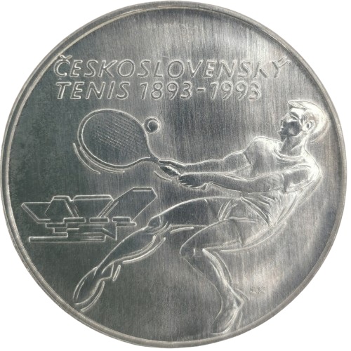 500 Korún 1993 Československo BK, Československý tenis