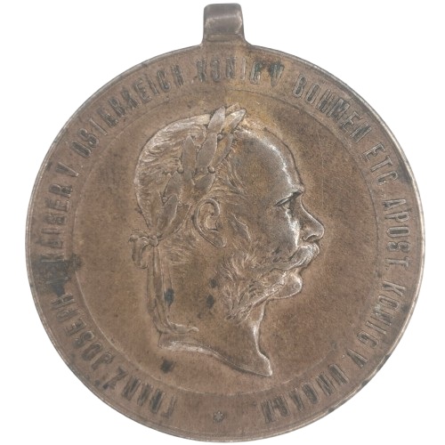 Medaila, 1873 Rakúsko Uhorsko, 2. December 1873 - František Jozef I.