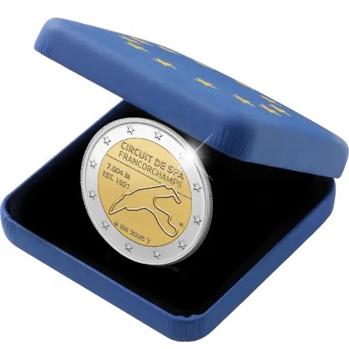 2 euro 2025 Belgicko PROOF, Pretekárska trať