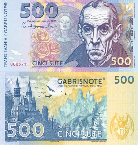 500 gróf Drakula 2025 UNC 