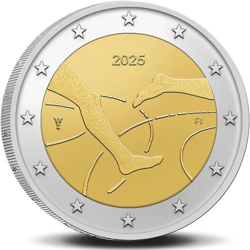 2 euro 2025 Fínsko cc.UNC, 100 rokov atletického zápasu