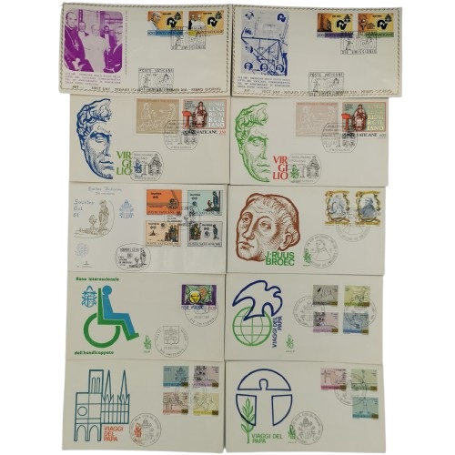 SET 10 x FDC 1981 Vatikán