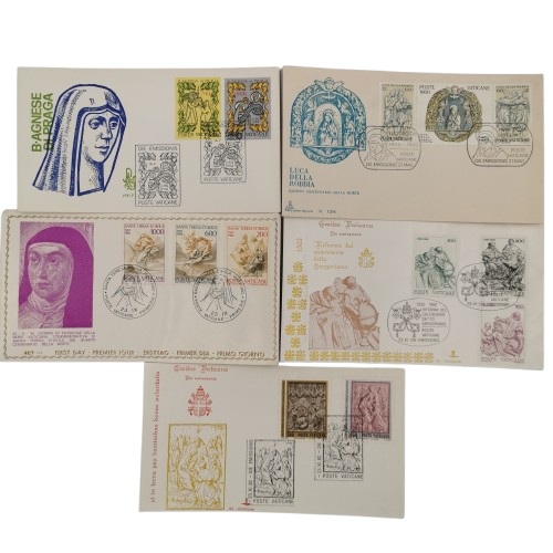 SET 5 x FDC 1982 Vatikán