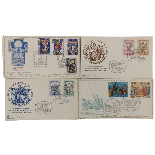 SET 4 x FDC 1983 Vatikán