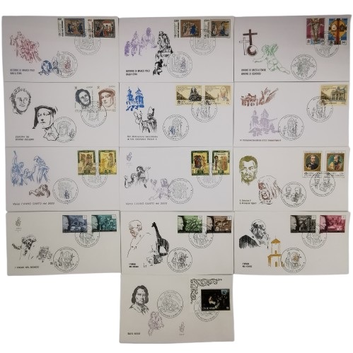 SET 13 x FDC 1996 Vatikán