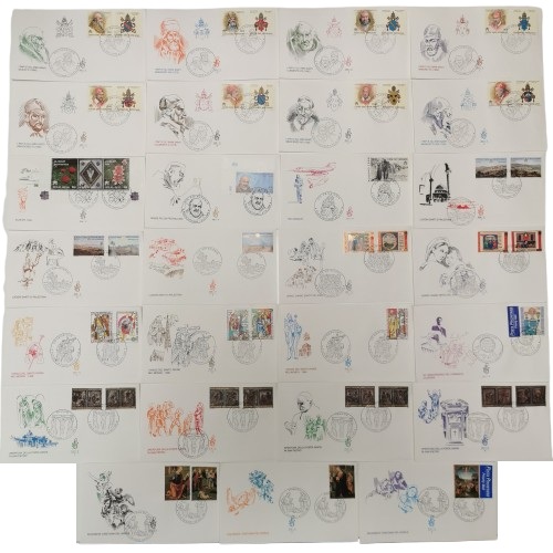 SET 27 x FDC 1999 Vatikán