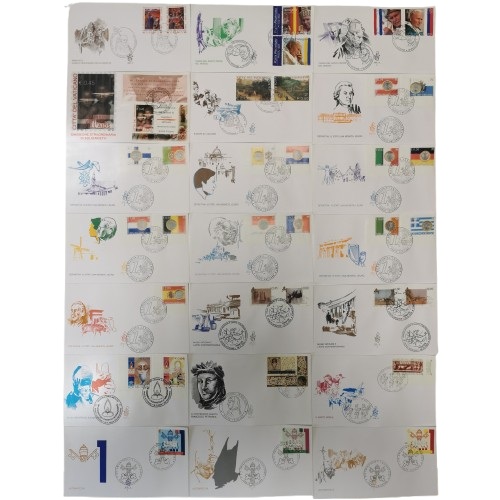 SET 21 x FDC 2004 Vatikán