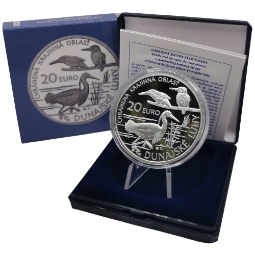 20 euro 2025 Slovensko PROOF, Chránená krajinná oblasť Dunajské luhy
