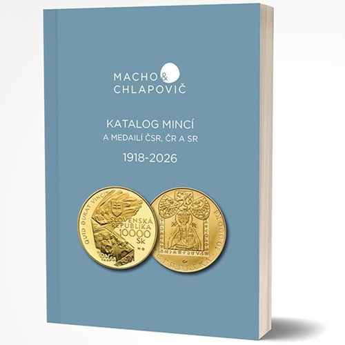 Katalog, mince a medaile Československa, ČR a SR 2026