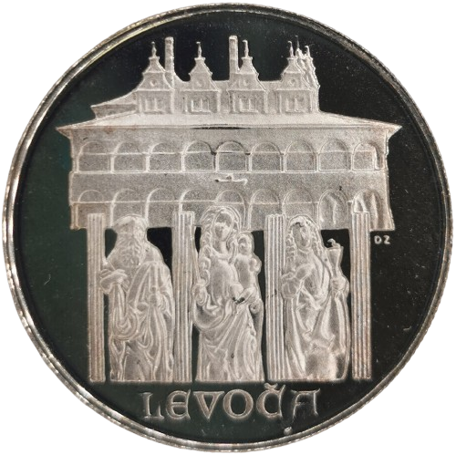 50 Korún 1986 Československo PROOF, Levoča