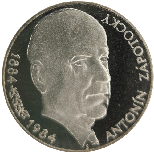 100 Korún 1984 Československo PROOF, Antonín Zápotocký
