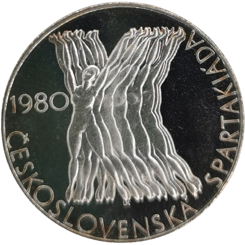 100 Korún 1980 Československo PROOF, Československo spartakiáda