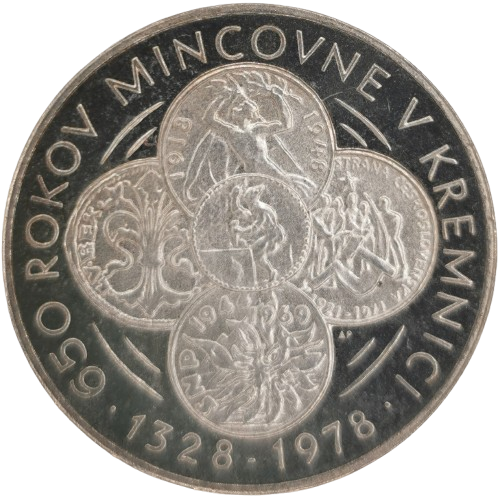 50 Korún 1978 Československo PROOF, Mincovňa Kremnica