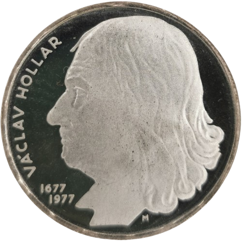 100 Korún 1977 Československo PROOF, Václav Hollar