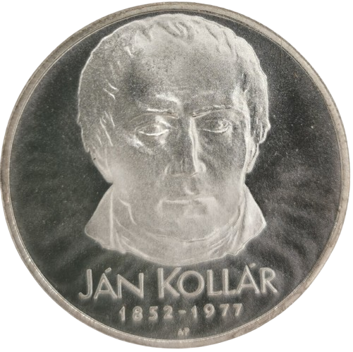 50 Korún 1977 Československo PROOF, Ján Kollár