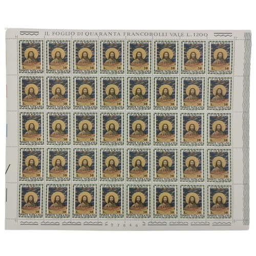 Arch 40 x známka 1974 Vatikán čistá, Svätý rok (L30)
