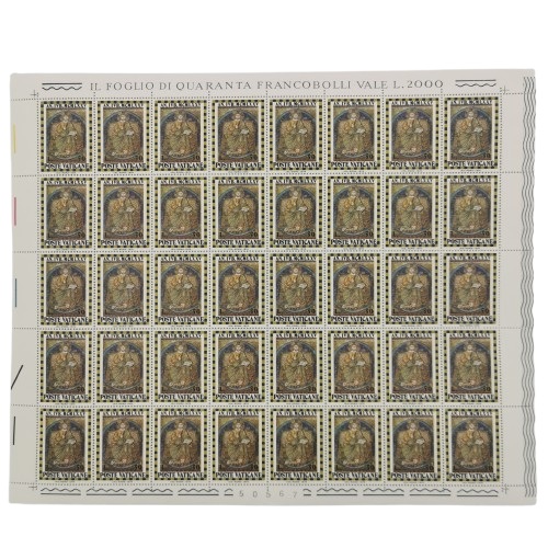 Arch 40 x známka 1974 Vatikán čistá, Svätý rok (L50)