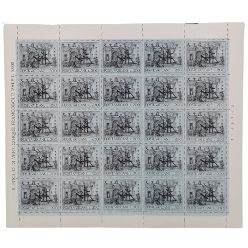 Arch 25 x známka 1975 Vatikán čistá, Ochrana pamiatok (L200)