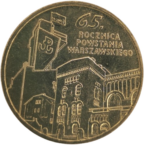2 Zlote 2009 Polsko UNC, Varšavské povstanie