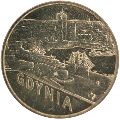 2 Zlote 2011 Polsko UNC, Gdynia