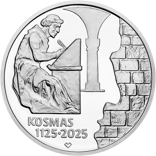 200 Korún 2025 Česko PROOF, Kronikár Kosmas
