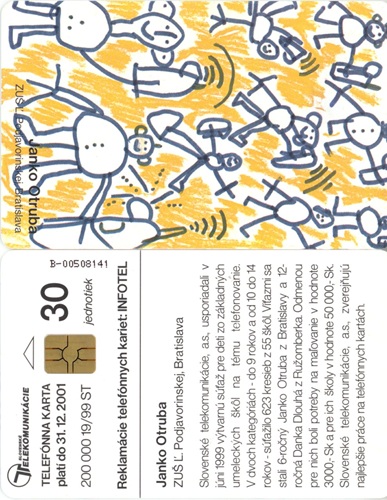 Tel.Karta, 1999 Slovensko, ST, Detské motívy I. - Janko Otruba