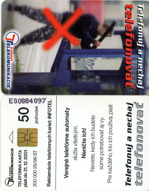 Tel.Karta, 1999 Slovensko, ST, Telefonuj a nechaj telefonovať