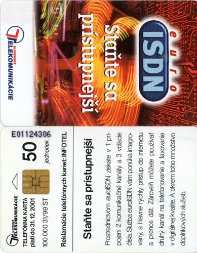 Tel.Karta, 1999 Slovensko, ST, Euro ISDN