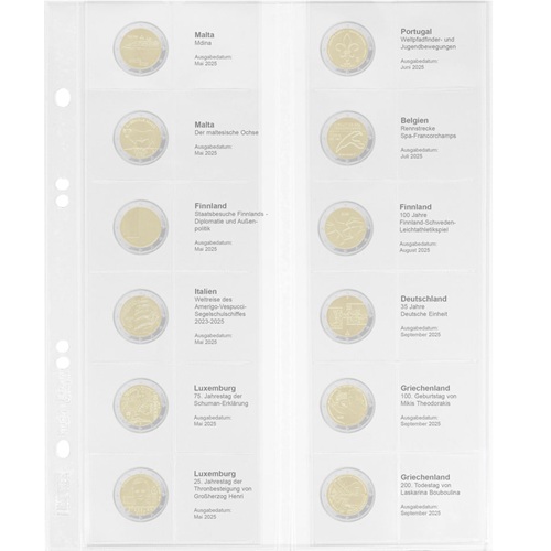 Doplňujúci list č.37 MULTI COLLECT, ilustrovaný pre 2 euro 