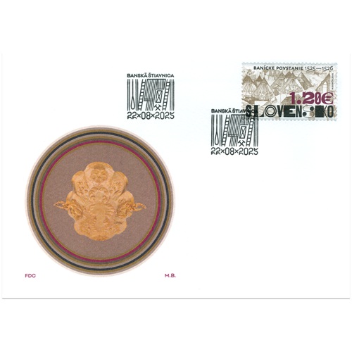 FDC 2025 Slovensko, 500. výročie baníckeho povstania (FDC 851)