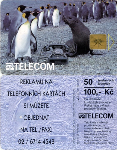 Tel.Karta, 1996 Česko, Telecom, Tučniaky
