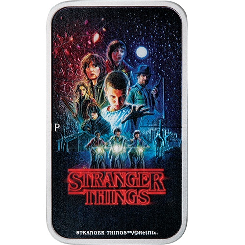 Dollar 2026 Tuvalu BU farbená 1 Oz Ag, Stranger Things - Season 1