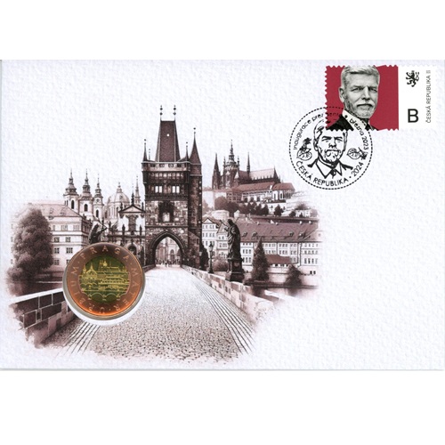 50 Korún 2023 Česko numizmatická obálka, Peter Pavel - Českomotorková (WD)