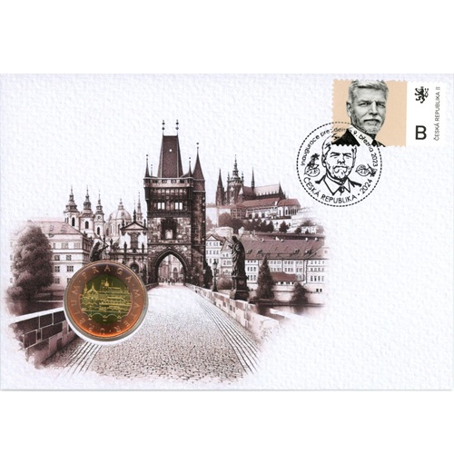 50 Korún 2023 Česko numizmatická obálka, Peter Pavel - Hříbově pravá (WD)