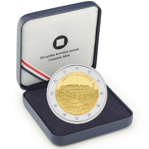 2 euro 2025 Chorvátsko cc.PROOF, Mesto Pula