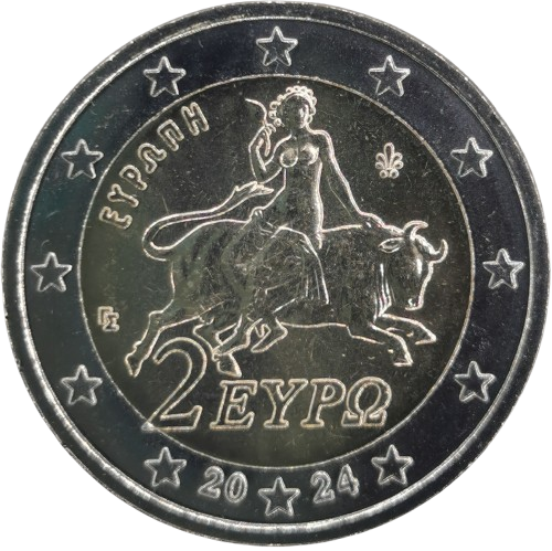 2 euro 2024 Grécko ob.UNC