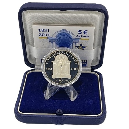 5 euro 2011 Taliansko PROOF Štátna rada