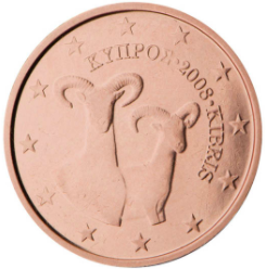 2 cent 2011 Cyprus ob.UNC
