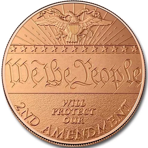 Medaila, ADVP OUNCE 999/1000 Cu, 2nd Amendment We The People