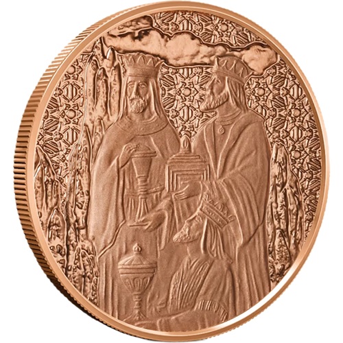 Medaila, ADVP OUNCE 999/1000 Cu, The Three Wise Men - Traja králi