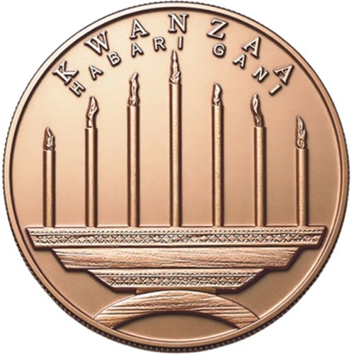 Medaila, ADVP OUNCE 999/1000 Cu, Kwanzaa