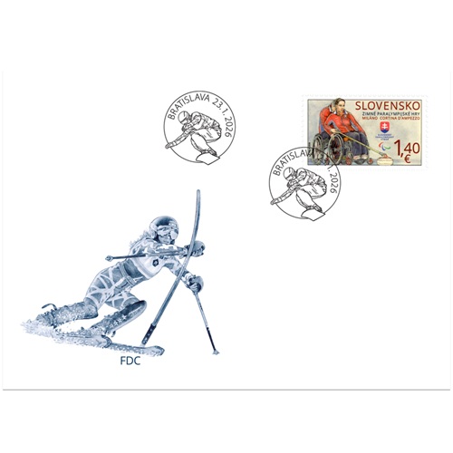 FDC 2026 Slovensko, Zimné paralympijské hry v Miláne a Cortine (FDC 856)