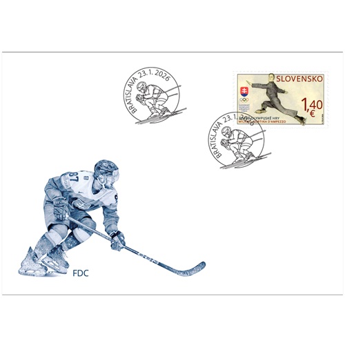 FDC 2026 Slovensko, Zimné olympijské hry v Miláne a Cortine (FDC 855)