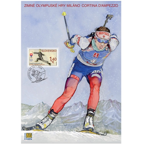 Nálepný list 2026 Slovensko, Zimné olympijské hry v Miláne a Cortine