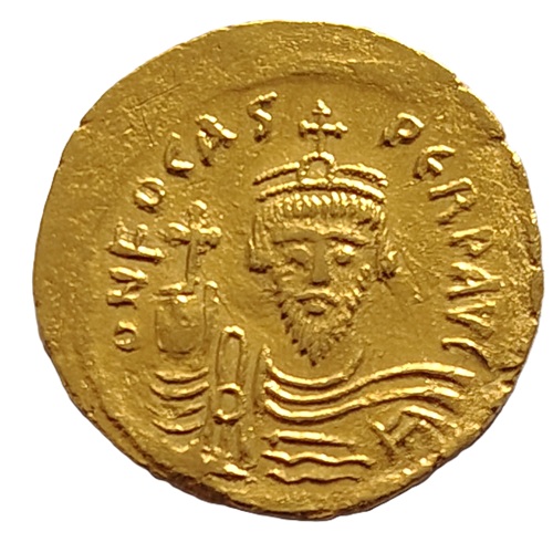 Solidus Focas 602 – 610 n. l. , Byzantská ríša
