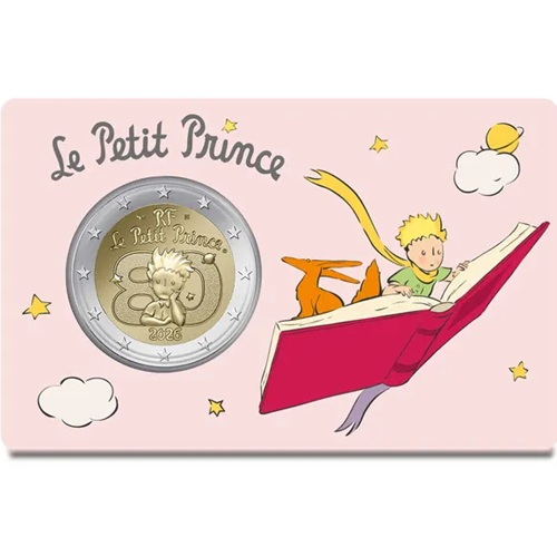 2 euro 2026 Francúzsko cc.BU karta 4/4, Malý princ - Kniha